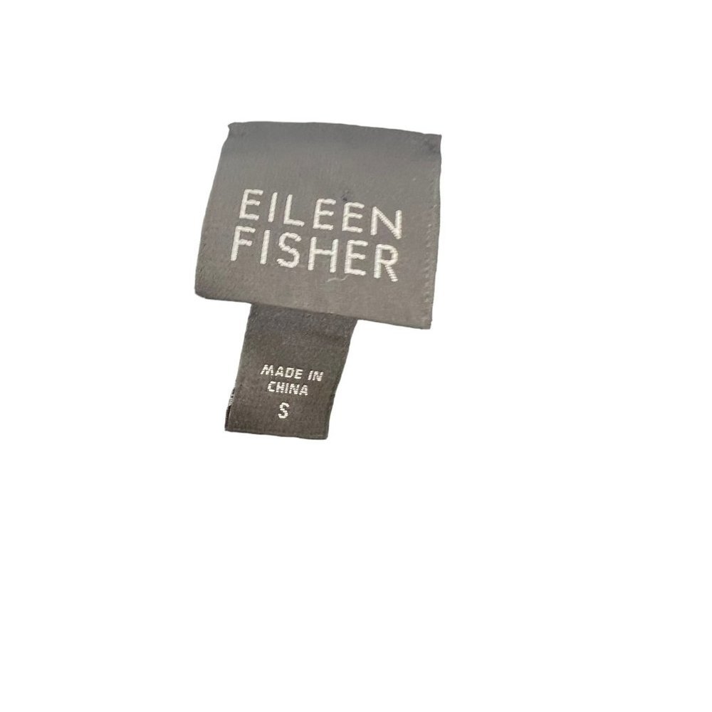 Eileen Fisher Black Sequin Silk Blend Sleeveless Shift Short Dress Small - Picture 4 of 8